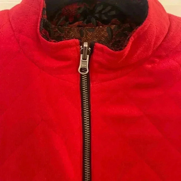 Chicos quilted jacket reversible tapestry jacket - Picture 3 of 14